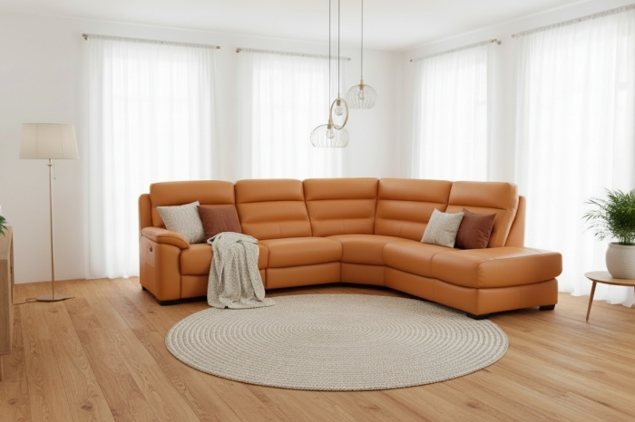 Canapé relax dos-mur intemporel COCOON