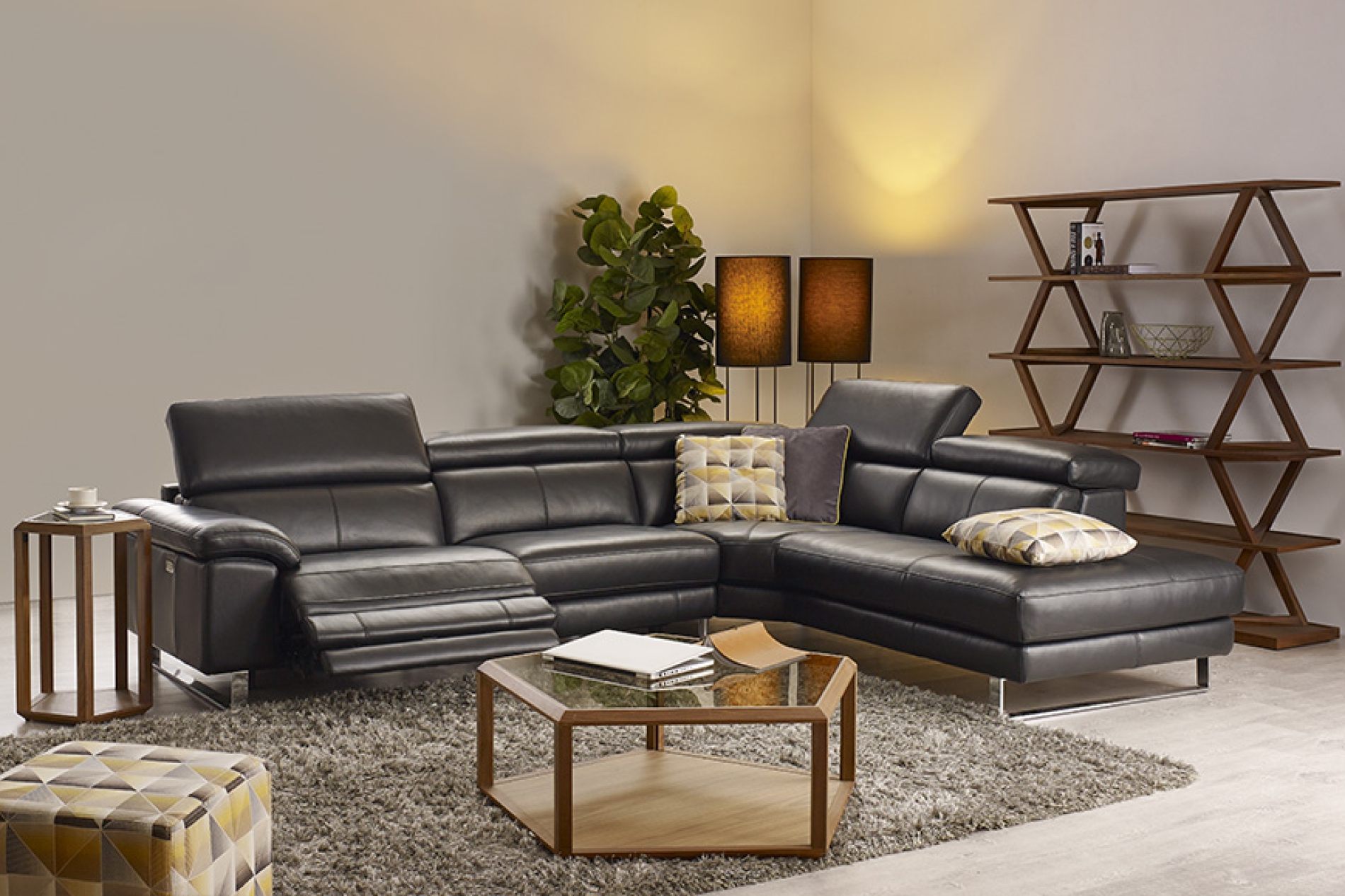 Canapé relax dos au mur HORIZON